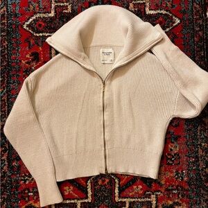 Abercrombie and Fitch Zip-Up Sweater